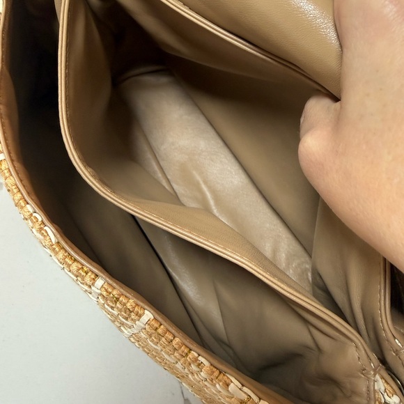 Dior Limited Edition Miss Dior Flap Bag Woven Tweed & Python Snakeskin Trim - Picture 13 of 16